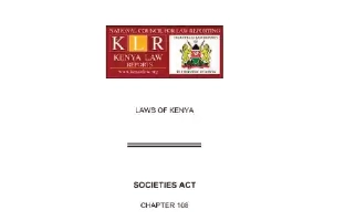 Societies Act Cap 108